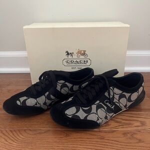 Black COACH Signature Women's Baylee Sneakers